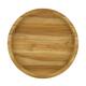 Tray round teak wood 38x38x4cm FSC Recycled 100% - Natural
