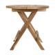 Table round teak wood 50x50x50cm KD FSC Recycled 100% - Natural