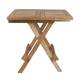 Table square teak wood 51x50x50cm KD FSC Recycled 100% - Natural