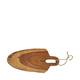 Plate with rope acacia wood 38x17x1.5cm FSC 100% - Natural