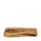 Plate rectangular with coffee cup holder acacia wood 22x11x1.5cm FSC 100% - Natural