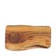 Plate rectangular with coffee cup holder acacia wood 22x11x1.5cm FSC 100% - Natural