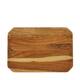 Plate rectangular acacia wood 31x21.5x2cm FSC 100%