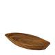 Bowl organic acacia wood 38x18x4.5cm FSC 100% - Natural