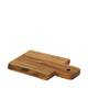 Plate rectangular acacia wood 14x10x4cm 4pc FSC 100% - Natural