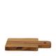 Plate rectangular acacia wood 14x10x4cm 4pc FSC 100% - Natural