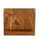 Magazine holder rectangular acacia wood 26x14x23cm FSC 100% - Natural