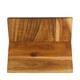 Magazine holder rectangular acacia wood 26x14x23cm FSC 100% - Natural