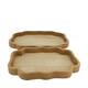 Tray organic mdf 43.5x35x4cm FSC Mix 100% - Natural