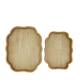 Tray organic mdf 43.5x35x4cm FSC Mix 100% - Natural