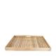 Tray square teak wood with handle 78x78x6cm FSC 100%