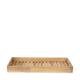 Tray rectangular teak wood with handle 58x28x6cm FSC 100%