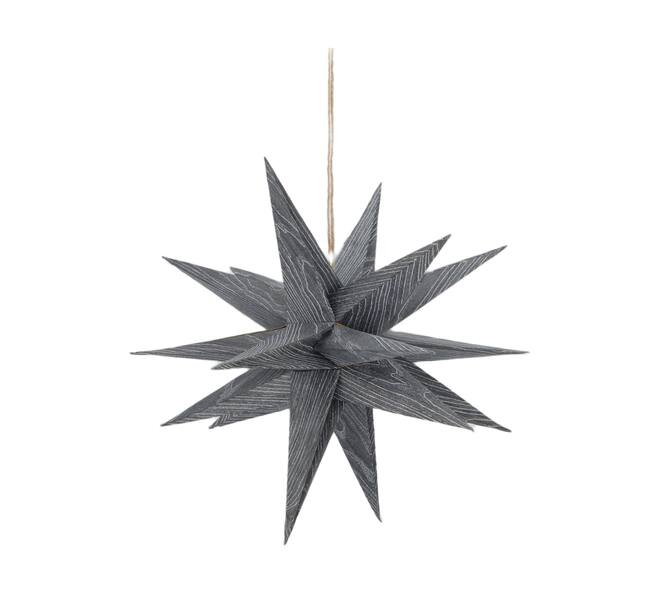 Hanger star paper 30x30x30cm