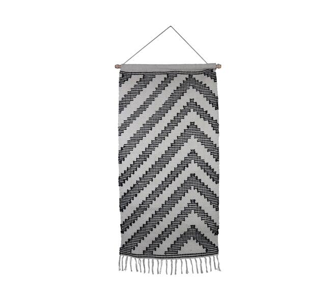 Wall art cotton 57x4x110cm - White