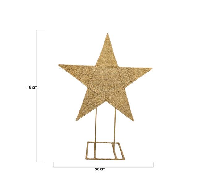 Star seagrass 98x35x118cm - Natural