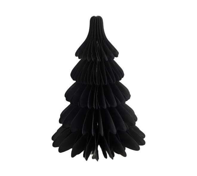 Tree paper 12x12x18cm - Black