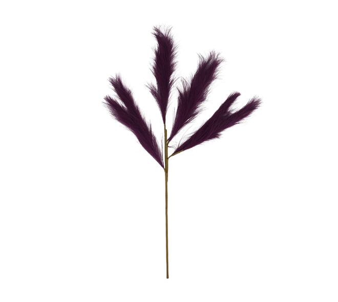 Branch pampas artificial 48x30x2cm - Purple
