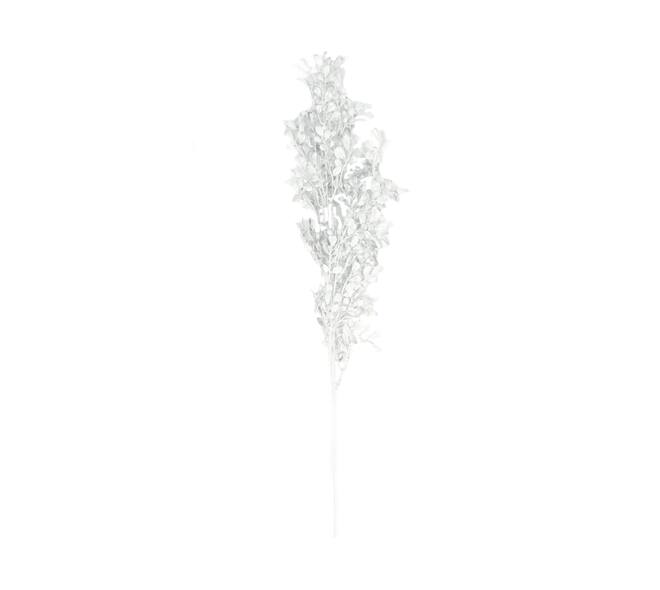 Branch with leaves artificial 24x8x78cm - Silver