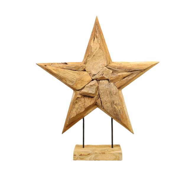 Ornament Milan - Erosionsholz - 78x14x88 cm - Braun