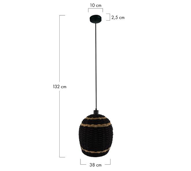 Ceiling light cotton 38x38x32cm