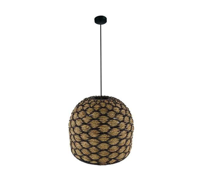 Ceiling light seagrass 38x38x30cm