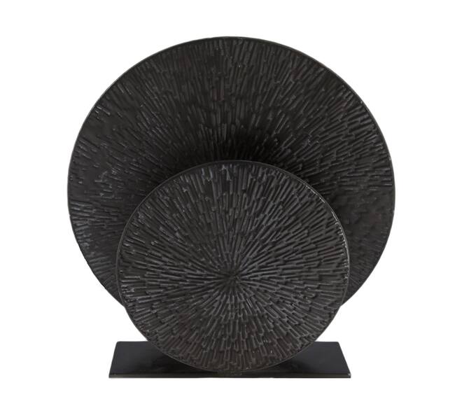 Lampe de table en metal - 37x8x39cm - Noir