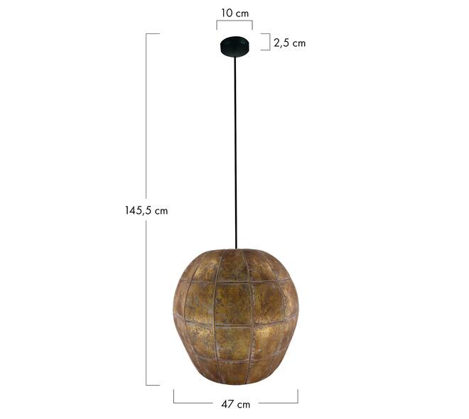Ceiling light metal 47x47x45.5cm