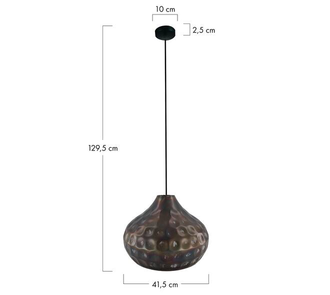 Ceiling light metal 41.5x41.5x29.5cm