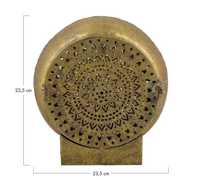 Table lamp metal 23.5x11x23.5cm - Gold