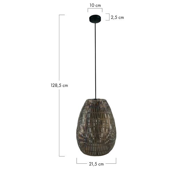 Ceiling light metal 21.5x21.5x28.5cm