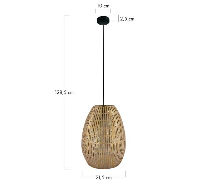 Ceiling light metal 21.5x21.5x28.5cm