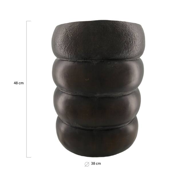 Side table round magnesium 38x38x48cm