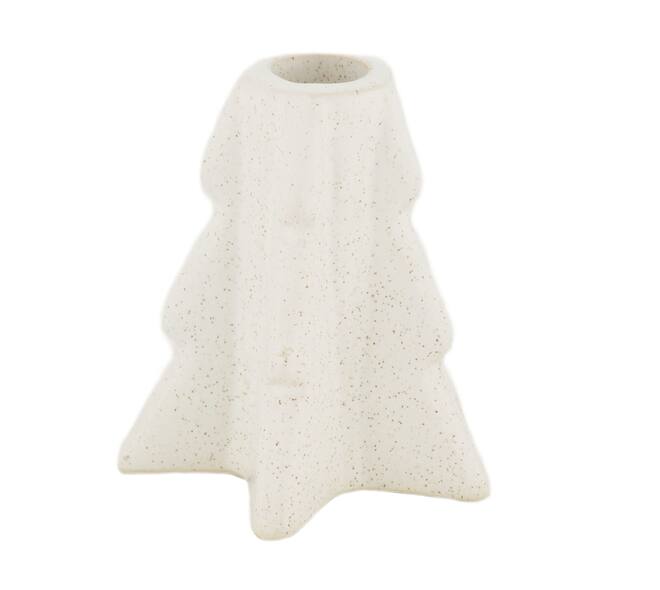 Dinnercandle holder tree ceramic 10x10x10.5cm