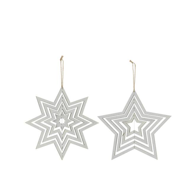 Hanger star plywood 28x0.5x28cm A/2