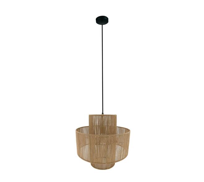 Ceiling light jute 40x40x41cm - Natural