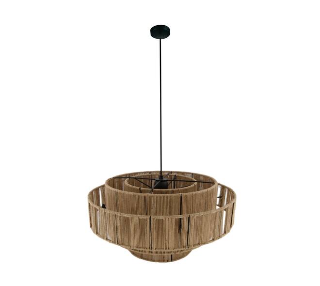 Ceiling light jute 50x50x26cm