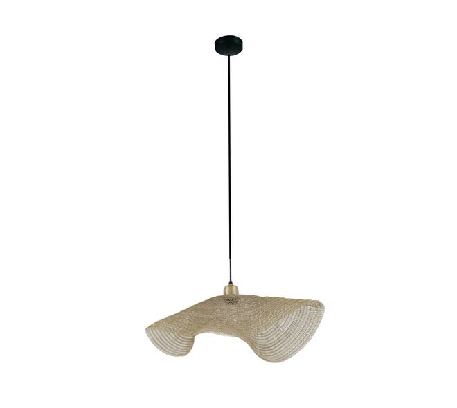 Ceiling light metal 58x58x6cm - Gold