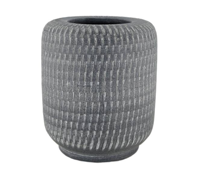 Planter terracotta 19x19x22cm - Black