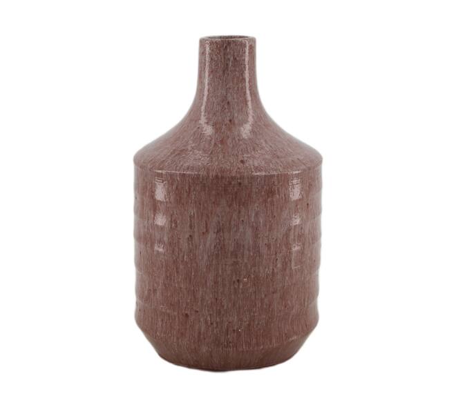 Bottle terracotta 14x14x24cm - Pink