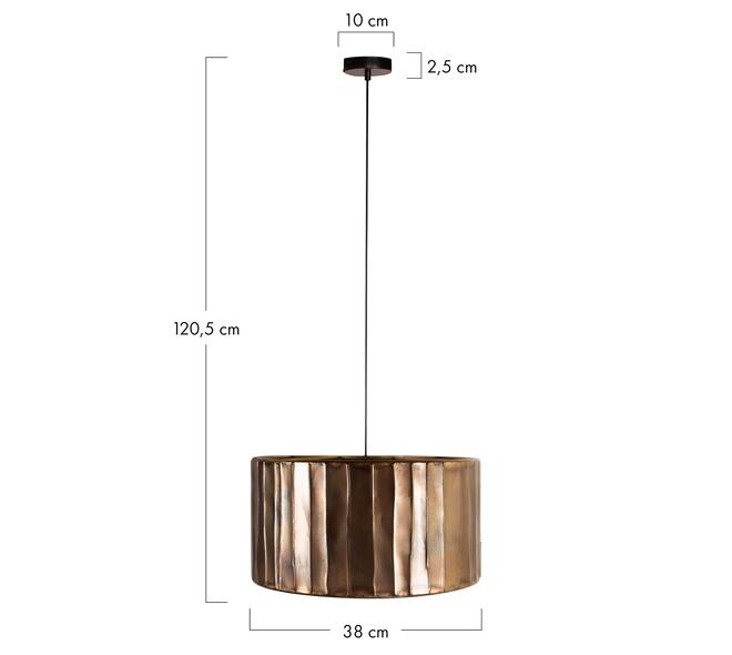 Ceiling light metal 38x38x20.5cm