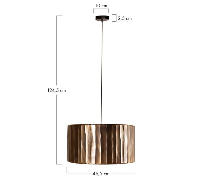 Ceiling light metal 46.5x46.5x24.5cm