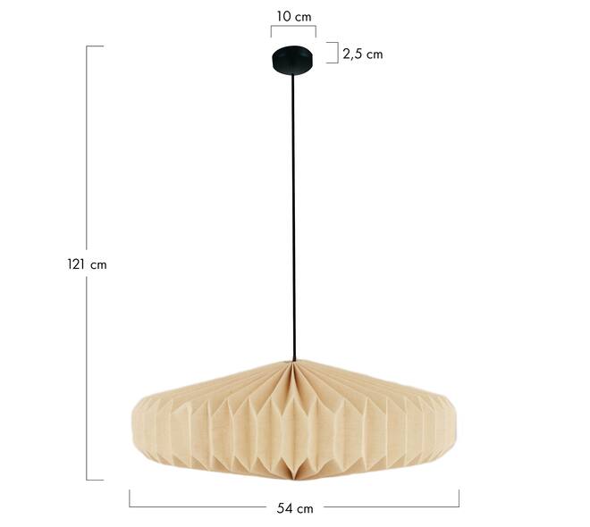 Ceiling light paper 54x54x21cm