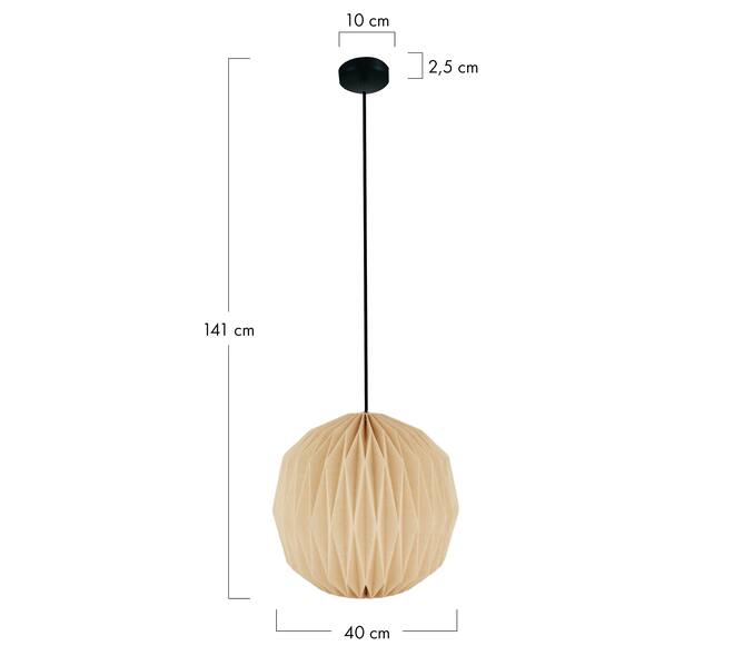 Ceiling light paper 40x40x41cm