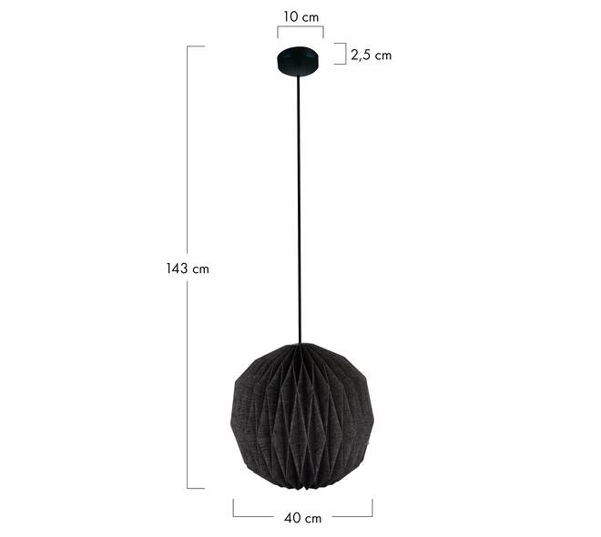Ceiling light paper 40x40x43cm