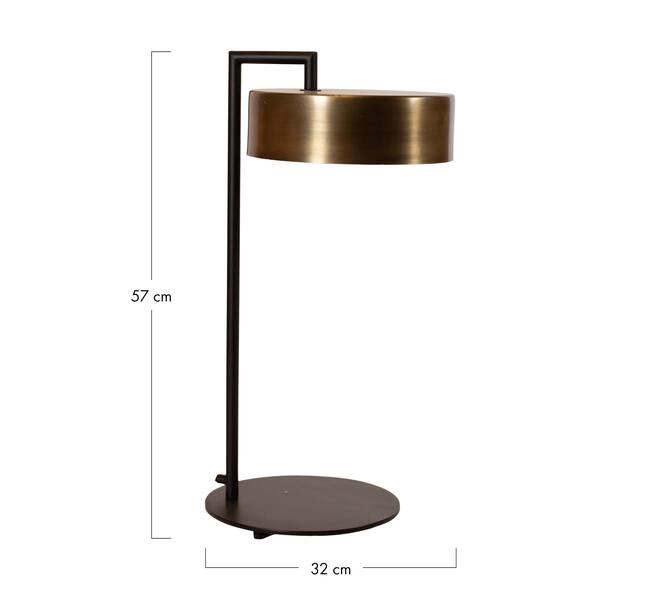 Table lamp metal 32x27x57cm