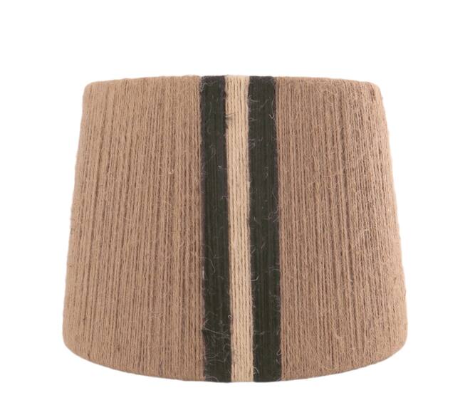Lamp shade jute 28x28x20cm