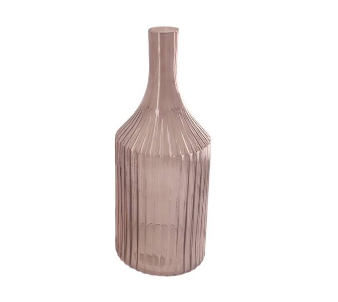 Vase glass 14.5x14.5x35cm