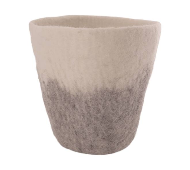 Basket wool 18x18x18cm