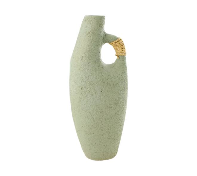 Vase paper mache 14x12x37cm