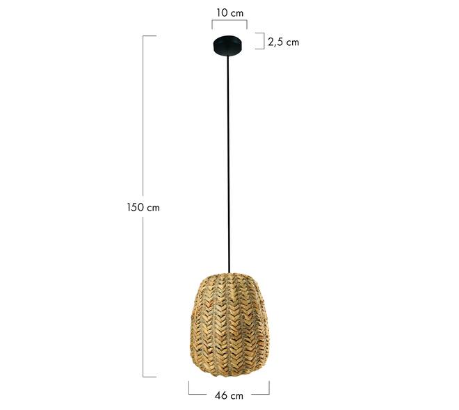 Ceiling light waterhyacinth 46x46x50cm